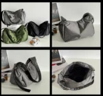 Outdoor Portable Crossbody Bags for Men and Women Commuter Waterproof Youth Shoulder Bag Solid Color Lightweight Female Tote - Image 5