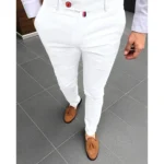New Men's Fashion Casual Trousers Daily Office Business Formal Pants Solid Slim Pencil Pants Men Versatile Pants for Four Season - Image 25