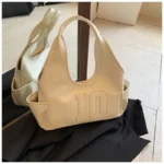 2024 New Women's Tote Bags Trendy Versatile Commuting Large Capacity One Shoulder Bag Summer Casual Solid Color Female Handbags - Image 61