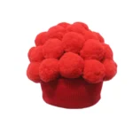 Hat, Knitted Yarn Hat for Spring and Autumn, Joke Hat, Flower Vegetable Brain, Funny Broccoli Pom-Pom Versatile Warm Hat - Image 5