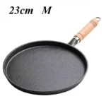 Uncoated Cast Iron Frying Pan Non Stick Multi Purpose Griddle For Pancakes Pizza Baking Stove Top Cooking Tool Anti Oil Spill - Image 8
