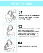 Keratin Hair Straightening Cream Keratin Cream For Smoothing Hair Professional Keratin For Permanent Straightening Hair Care - Image 14
