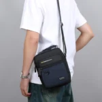 Men Crossbody Bag Single Shoulder Bags Big Capacity Storage Bag Fashion Multi-Pockets Business Crossbody Bags - Image 19
