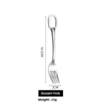 Western Dining Utensils Three-Piece Set Steak Knife Fork Soup Spoon Stainless Steel Cutlery Dishwasher Safe Dinnerware Set - Image 11