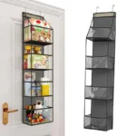 4Layer Storage Bag Foldable Hanging Organizers for Bathroom Behind Door Snacks Toys Clothes Storage Accessories Closet Organizer - Image 10