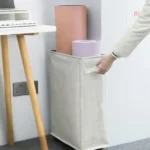 Foldable Laundry Baskets 42L Freestanding Narrow Corner Bin with Handle Dirty Clothes Storage for Washing Toys Clothes Towels - Image 17