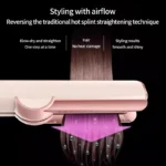 New Pro Hair Straightener has Wet/Dry Hair Mode for Straighten Hair, Constant Temperature Heat-up Drying and Straighten Hair - Image 2