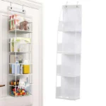 4Layer Storage Bag Foldable Hanging Organizers for Bathroom Behind Door Snacks Toys Clothes Storage Accessories Closet Organizer - Image 11