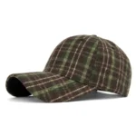 Hats for Men and Women New Classic Plaid Baseball Cap for Autumn and Winter Hard-Brimmed Face-Slimming Duckbill Cap Sun Hat - Image 18
