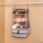 Hanging Organizers for Travel Storage Compressible Foldable Multi Layer Bags for Closet Suitcase Dormitory - Image 7