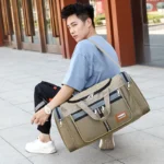 Travel Bag Large Capacity Handbag Portable Outdoor Carry Luggage Convenient Practical Male's Weekend Duffle Bags - Image 28