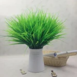 Artificial Plants Fake Leaf Foliage Bush Home Office Garden Wedding Decors - Image 4