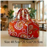 Quilted Tote Bag Men Women Large Hobo Purse Boho Chic Shoulder Bag Unique Paisley Print Beach Bag Spacious Travel Tote Handbag - Image 20