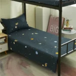 Printed Bed Sheet 1pc For Single Bed 120*210cm Home Textile Modern 100% Polyester Flat Sheet Bunk Bed Linens Single Bedspread - Image 14