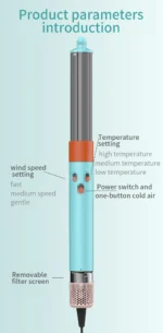 Cold Hot Hair Dryer HS05 Hair Straightening  and Curling Styling Tool HS01 Multi-functional Negative Ion Dryer HS08 Curling Iron - Image 39