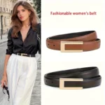 Women belt slim waist fashionable casual luxurious and adjustable belts suitable for dresses, jeans and belts for women