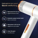 Professional Hair Dryer 110V/220V, Powerful Fast Heating High-speed Styler for Home and Dormitory Salon Use - Image 3
