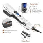 Professional Hair Straightener Steam Flat Iron Straightening Brush Electric Hair Brushes Ceramic Tourmaline Vapor Straighteners - Image 3