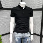 Polo Men's T-shirt Slim Fit Clothes Streetwear Top Embroidery Print With Collar Man Tee Shirts Graphic White Vintage Hot S - Image 27