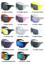 Oversized Sunglasses Men Wrap Anti Wind Personal Large Shades Futuristic Fashion Future Shield Uv400 Cycling Motorcycle - Image 19