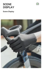 ROCKBROS Spring Summer Cycling Gloves Lightweight Breathable Full Finger Gloves Shock Absorption SBR Pad Anti-slip Sports Gloves - Image 24