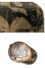 Vintage Camouflage Hats for Men Women Spring Summer Flat Top Baseball Caps Outdoor Camo Cadet Combat Fishing Cap Sunscreen Cap - Image 15
