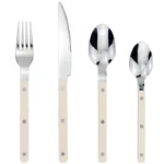 New Design Dinnerware 4 In 1 Set Stainless Steel 18/8(304) ABS Handle With Rivets Top Mirror Polishing Cutlery Sets For Kitchen - Image 11
