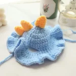 Cute Cat Hat Funny Pets Party Cosplay Headwear Delicate Hemming Pendant Decor Elasticity Knitted Hat Pet Accessories - Image 16