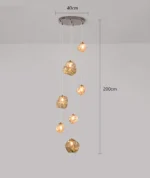 Modern led Pendant lights bedroom decorative dining room indoor lighting interior lighting Ceiling lamp chandelier - Image 7