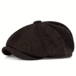 Retro Newsboy Caps Men British Painters Hats Spring Autumn Berets Stripe Style Flat Cap Hip Hop Berets - Image 5