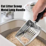 Cat Sand Cleaning For Dog Cat Clean Feces Supplies Cat Litter Shovel Pet Cleanning Tool Pet Products Metal Long Handle Scoop - Image 13