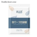 3 / 4-Piece Disposable Bed Sheet Dirty Proof Bedding Set Duvet Cover Pillowcase Thickened Non-Woven Isolation Sheets Travel - Image 12