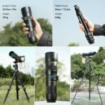 APEXEL Zoom Lens 20x-60x Telephoto Telescope Lenses Universal High Power Tele for Bird-watching Camping iPhone Android Phones - Image 5