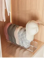 Hat Stand for Baseball Caps No Install Acrylic Hat Organizer for 7 Baseball Caps Hat Racks for Baseball Caps Display Organizer - Image 11