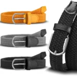 Trendy Casual Stretch Canvas Braided Belts Versatile Hole-free Weave Waistbelt Elastic Belt For Women Man - Image 3