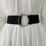 Belts for Women Simple Waist Elastic Ladies Band Round Buckle Decoration Coat Sweater Fashion Dress Waistband - Image 11