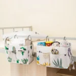 Portable  Hanging Organizers Baby Care Essentials Crib Storage Cradle Baby Crib Organizer Diaper Bag Linen Baby Bed Accessories - Image 2