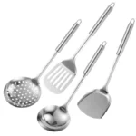 Kitchen Cookware Cooking Utensils Stainless Steel Shovel Soup Spoon Turner Utensils Dinnerware Cooking Tool Kitchen Gadgets - Image 30