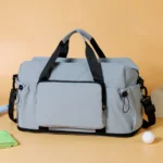 Travel Bag with Large Capacity for Short-Distance Travel, Storage Luggage Bag, Portable Lightweight Crossbody Sports and Fitness Bag for Women, Expandable and Can Be Attached to a Trolley Case - Image 9