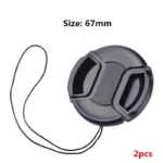 Camera Lens Cap High-quality 40.5mm 49mm 52mm 55mm 58mm 62mm 67mm 72mm 77mm 82mm Snap on Front Lens Cap for Camera - Image 10