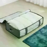 4 Pack Under Bed Storage Containers Blanket Storage Bag Shoe Storage And Organization Space-Saving Bedding Organizer For Bedroom - Image 6
