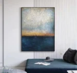Colorful Textured Wall Art Abstract Handmade Painting On Canvas Large Wall Decor Room Decoration For Living Room Bedroom Picture - Image 10
