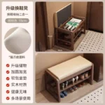 Shoes Organizers Bench Sturdy Shoe Rack Nordic Designs Multifunction Minimalist Shoe Rack Storage Rooms Furniture Accessories - Image 13
