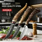 3-Piece Multi-Functional Kitchen Knife Set – Stainless Steel,Sharp and Durable Blades with Non-Slip Ergonomic Handles - Image 7