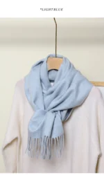 Women Scarf Cashmere Winter Scarf Winter 2024 Fashion Scarves Designer Keep warm Women Luxury Kids Scarf - Image 24