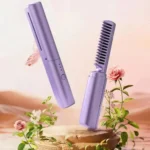 Electric Hot Hair Straighteners Hot Comb And Straightening Brush Heating Straight Curly Negative