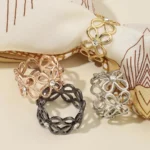 A Scarf Clasp Choice Many Styles Scarf Helper Fashion Scarves Buckle Scarf Ring 1PCS - Image 2