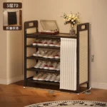 Display Foldable Shoe Racks Organizer Cabinet Portable Luxury Shoe Racks European Shelf Meuble Chausssure Home Furniture - Image 10