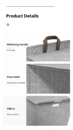 Household Laundry Baskets Foldable Bathrooms Laundry Baskets Large Capacity Multifunctional Waterproof Clothes Storage Basket - Image 19