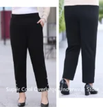 Office Formal Plus Size Pants For Women 7XL 6XL 5XL 4XL White Straight Girls High Waisted Lady Black Work Spring Summer Trousers - Image 21